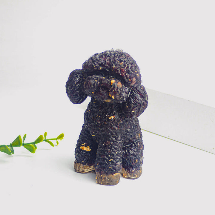 Olivenorma Natural Crystal Poodle Gemstone Decoration  - Garnet - image 31