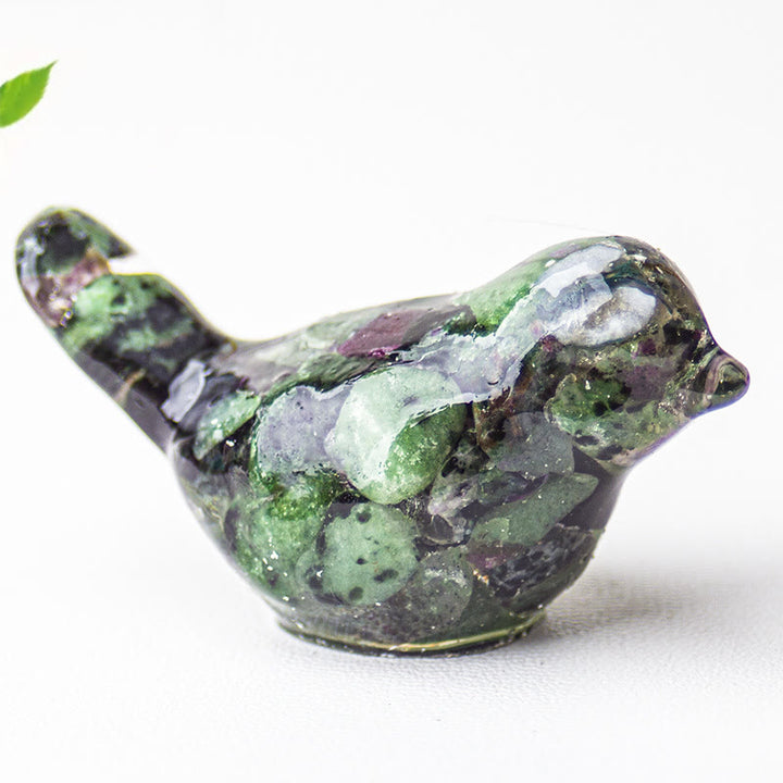 Olivenorma Multi-Crystal Bird Sculpture – Natural Gemstone Decor For Energy Healing Gemstone Decoration - image 51