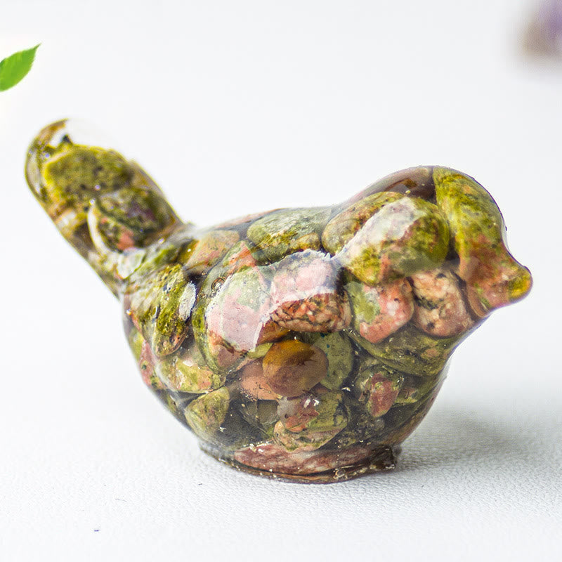 Olivenorma Multi-Crystal Bird Sculpture – Natural Gemstone Decor For Energy Healing Gemstone Decoration - image 55