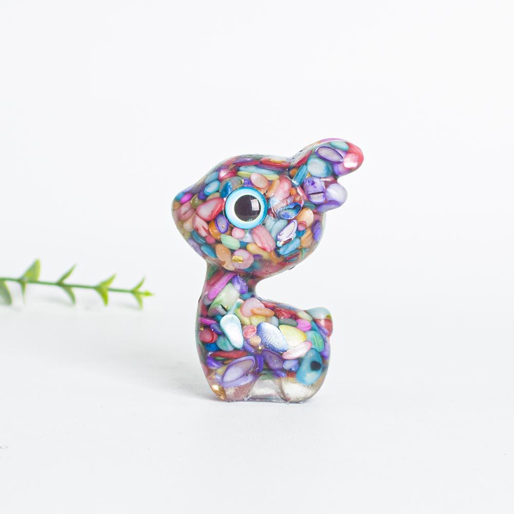 Olivenorma Crystal Gravel Epoxy Cute Fawn Gemstone Decoration - image 18