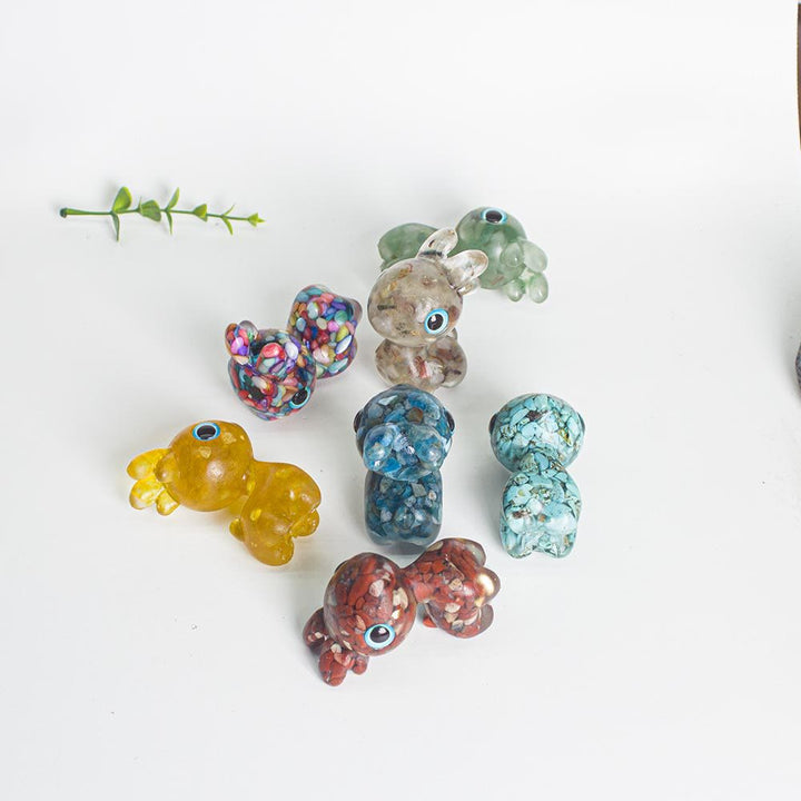 Olivenorma Crystal Gravel Epoxy Cute Fawn Gemstone Decoration - image 20