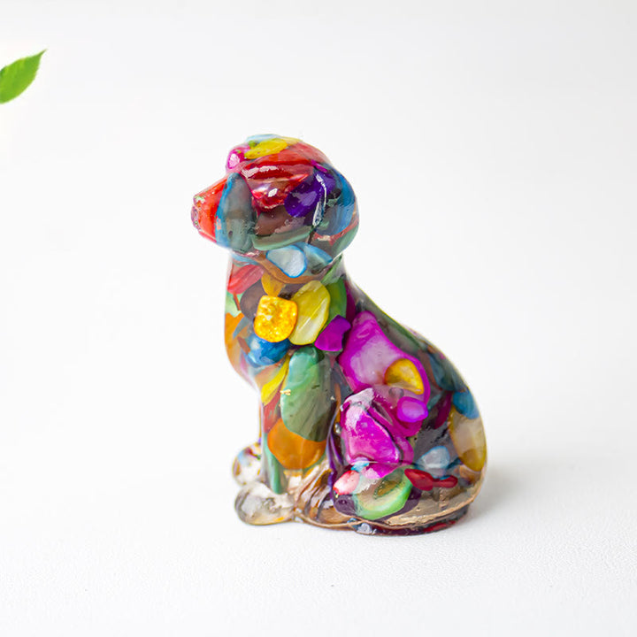 Olivenorma Crystal Gravel Epoxy Labrador Gemstone Decoration - Colored Shells - image 46