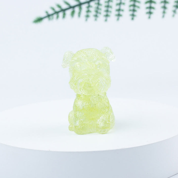 Olivenorma Crystal Gravel Epoxy Mini Schnauzer Gemstone Decoration - Lemon-Quartz - image 39