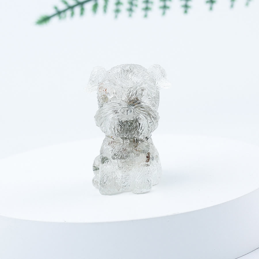 Olivenorma Crystal Gravel Epoxy Mini Schnauzer Gemstone Decoration - Ghost Stone - image 86