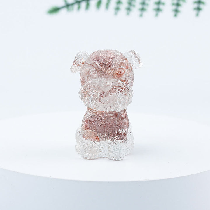 Olivenorma Crystal Gravel Epoxy Mini Schnauzer Gemstone Decoration - Glue Flower Stone - image 91