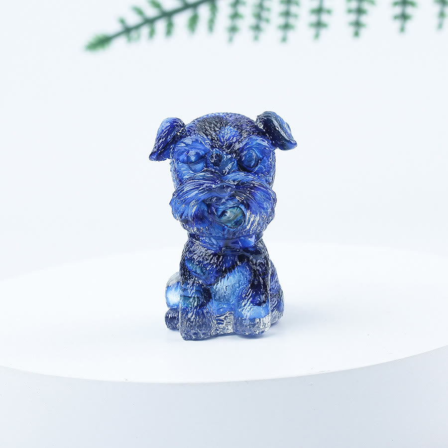 Olivenorma Crystal Gravel Epoxy Mini Schnauzer Gemstone Decoration - Sapphire - image 65