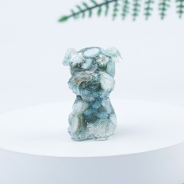 Olivenorma Crystal Gravel Epoxy Mini Schnauzer Gemstone Decoration - Sea Pattern Stone - image 89