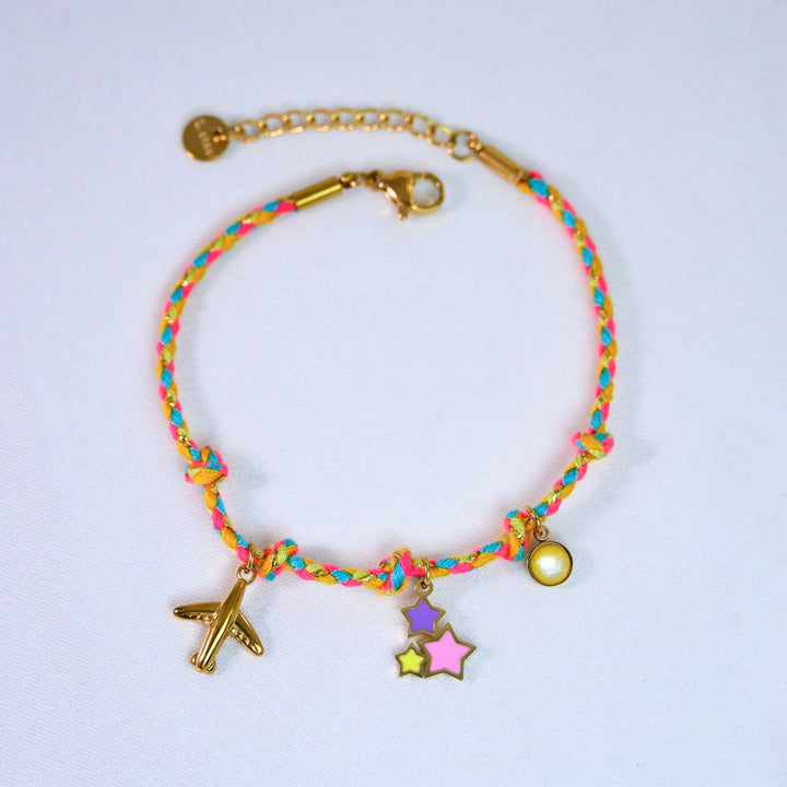 Olivenorma Colorful Braided Rope Natural Stone Pendant Necklace - Airplane Bracelet - image 37