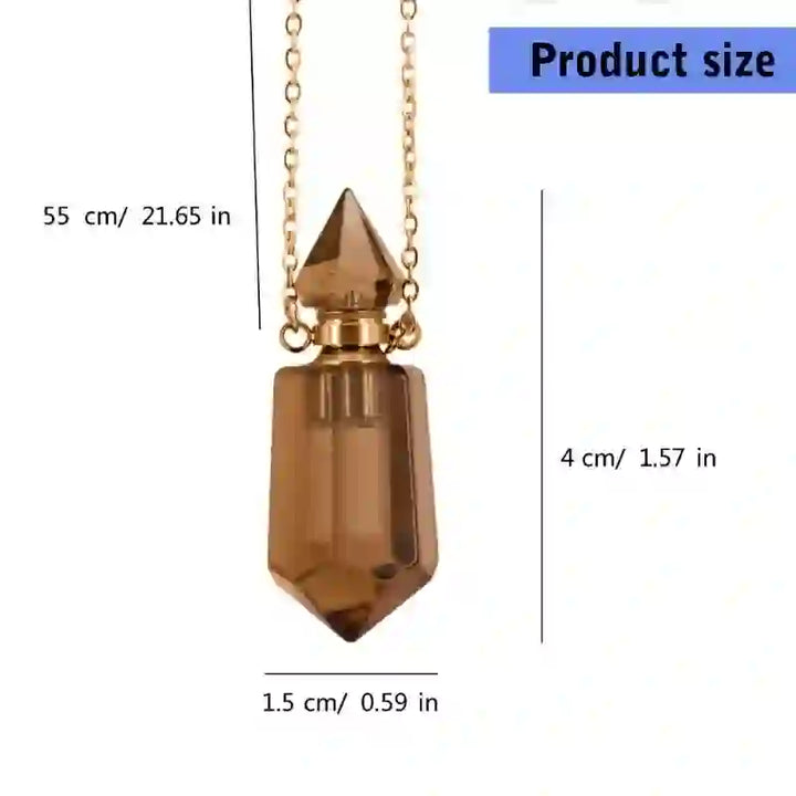 Olivenorma Hexagonal Column Essential Oil Diffuser Bottle Necklace - image 32