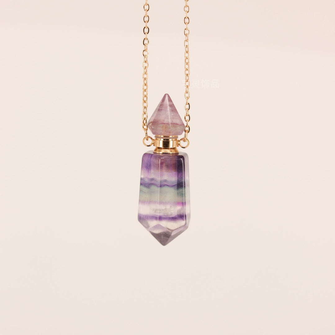 Olivenorma Hexagonal Column Essential Oil Diffuser Bottle Necklace - image 3