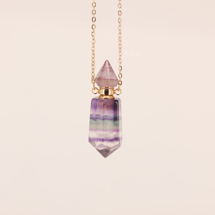 Olivenorma Hexagonal Column Essential Oil Diffuser Bottle Necklace - image 3