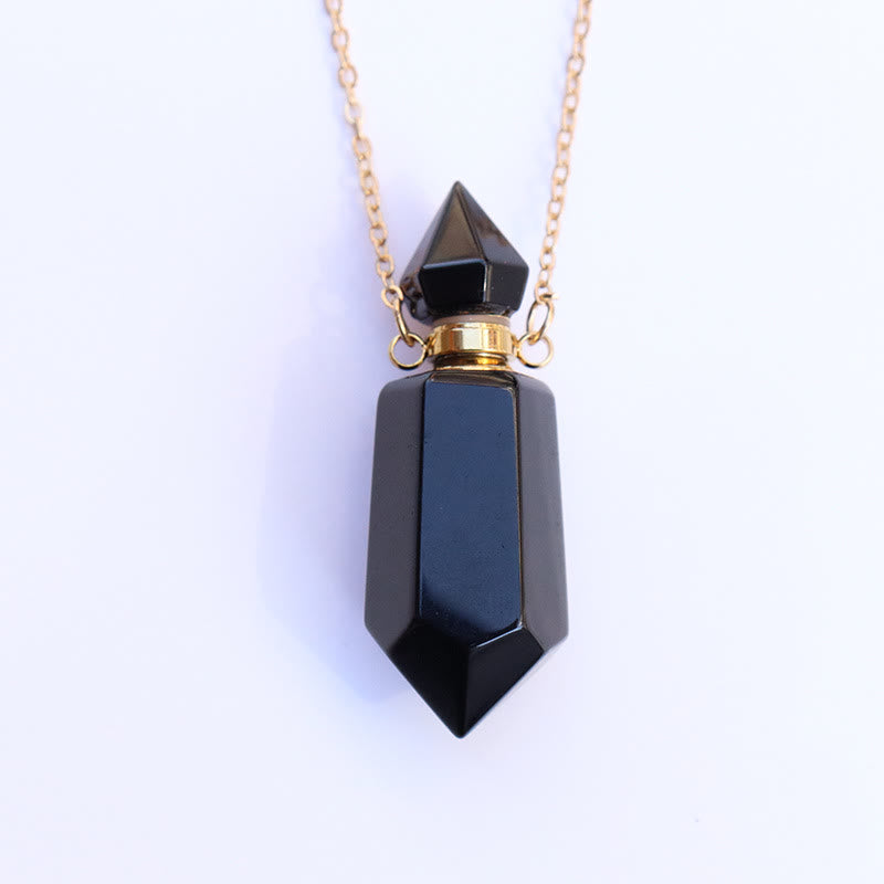 Olivenorma Essential Oil Diffuser Pendulum Bottle Necklace - Obsidian - image 10