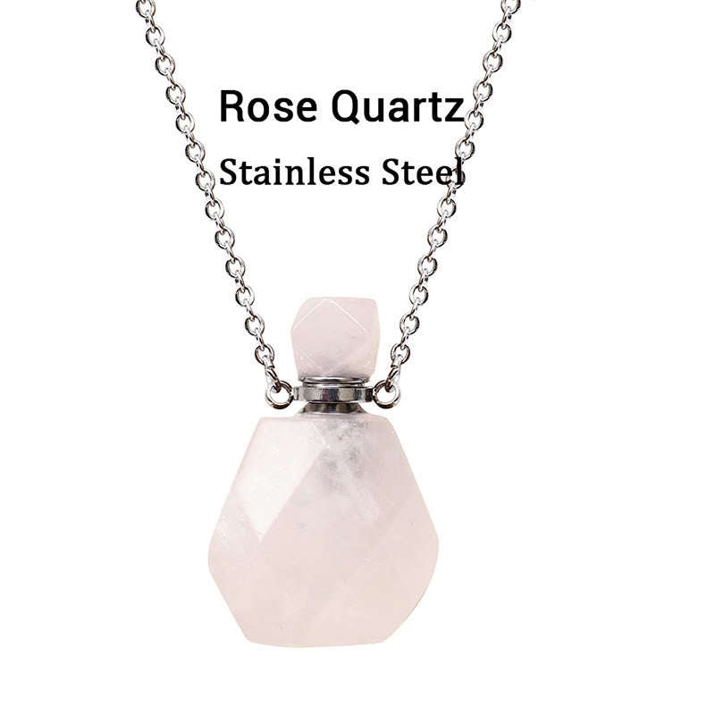 Olivenorma Crystal Essential Oil Diffuser Perfume Bottle Necklace - image 17