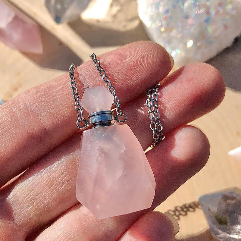 Olivenorma Crystal Essential Oil Diffuser Perfume Bottle Necklace - image 19