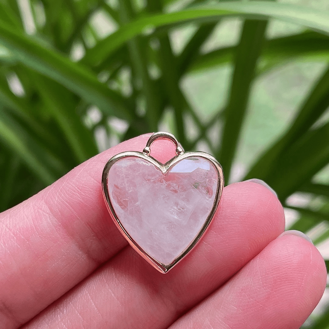 Olivenorma Crystal Heart Cut Pendant Stainless Steel Necklace - Clear Crystal - image 5