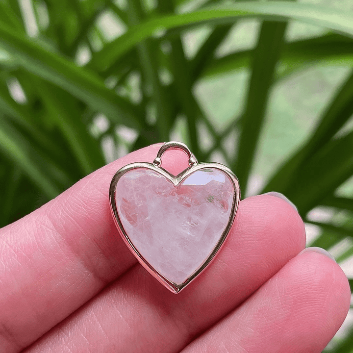 Olivenorma Crystal Heart Cut Pendant Stainless Steel Necklace - Clear Crystal - image 5