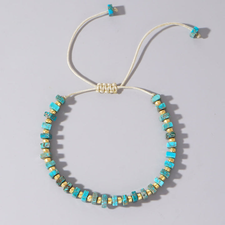 Olivenorma Square Cut Natural Color Emperor Stone Necklace - image 10