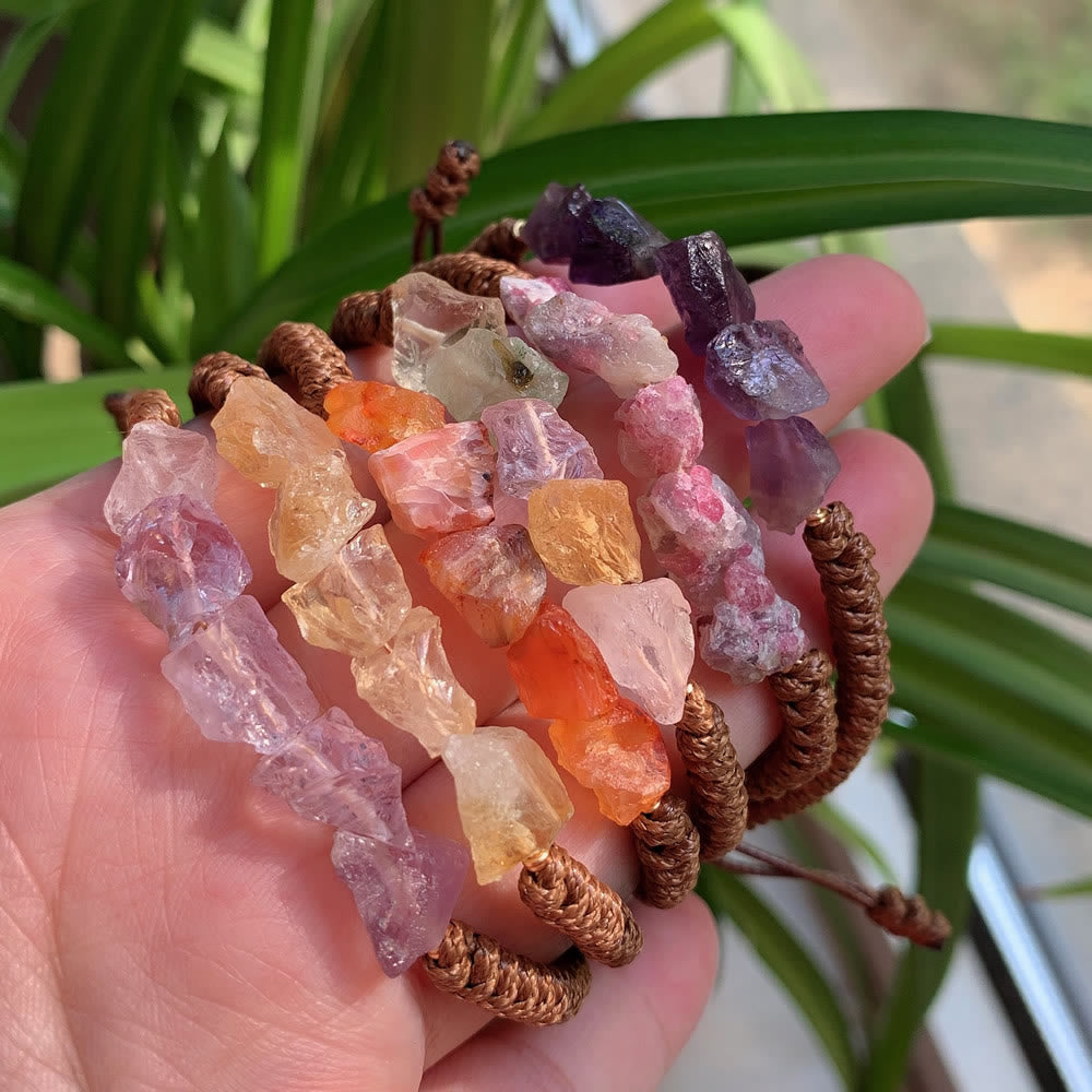 Olivenorma Irregular Natural Elements Braided Drawstring Bracelet - image 32