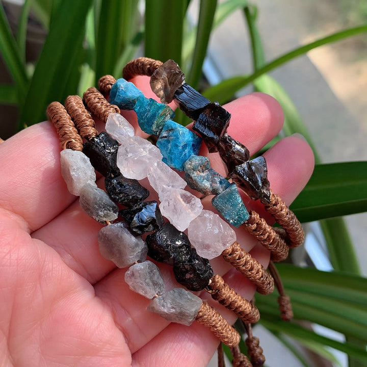 Olivenorma Irregular Natural Elements Braided Drawstring Bracelet - image 39