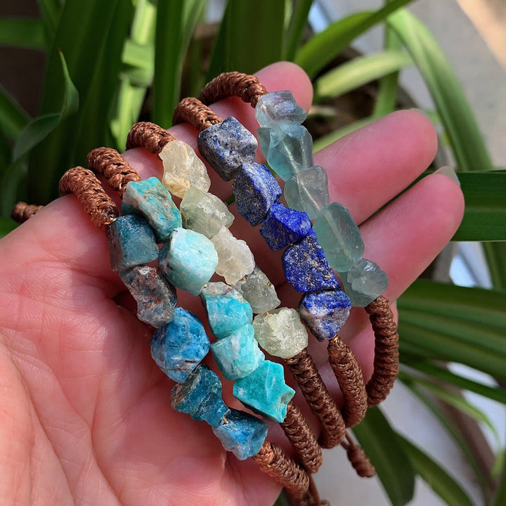 Olivenorma Irregular Natural Elements Braided Drawstring Bracelet - image 36