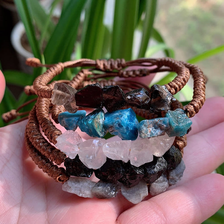 Olivenorma Irregular Natural Elements Braided Drawstring Bracelet - image 42