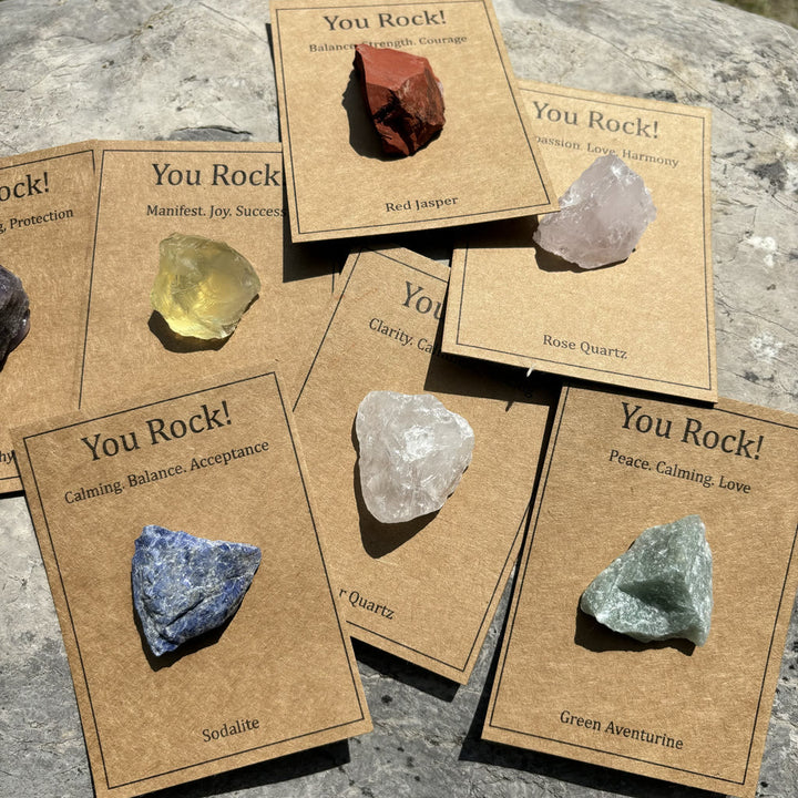 Olivenorma "You Rock" Card Natural Stone Gift Natural Stone - image 21