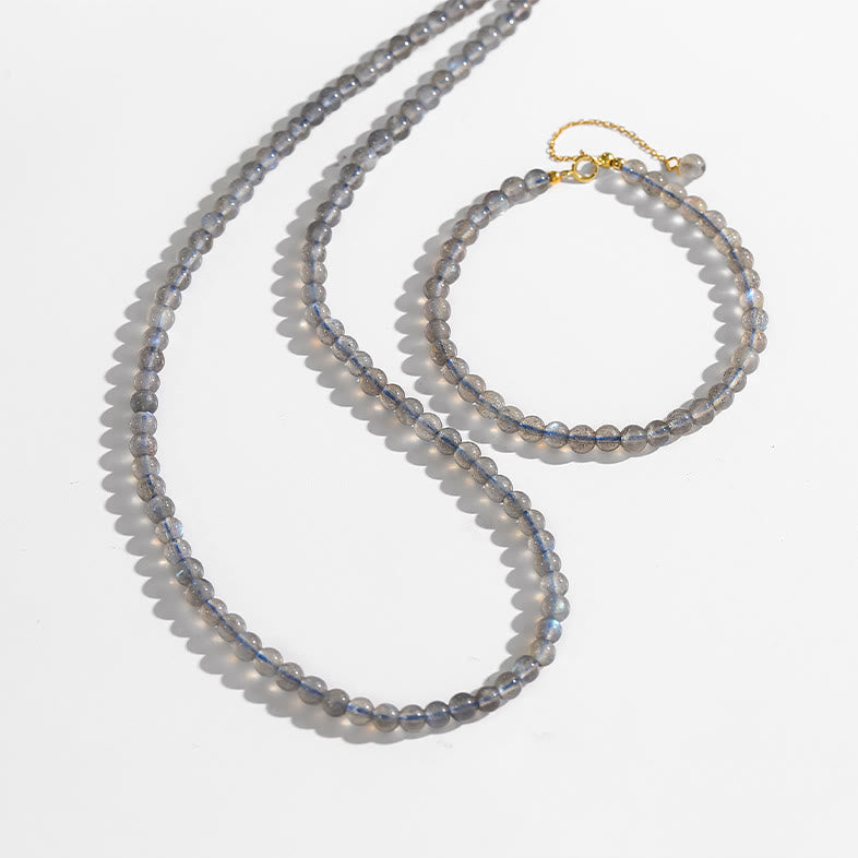 Olivenorma Natural Labradorite Fine Beads Bracelet - image 0