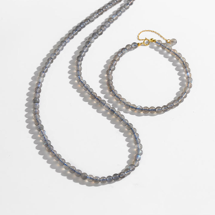 Olivenorma Natural Labradorite Fine Beads Bracelet - image 0