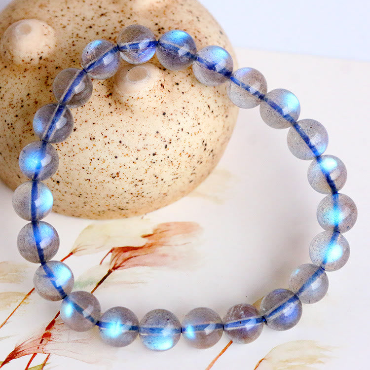 Olivenorma 4-7A Natural Labradorite Beads Bracelet - image 1
