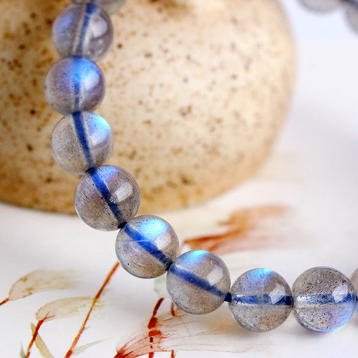 Olivenorma 4-7A Natural Labradorite Beads Bracelet - image 4