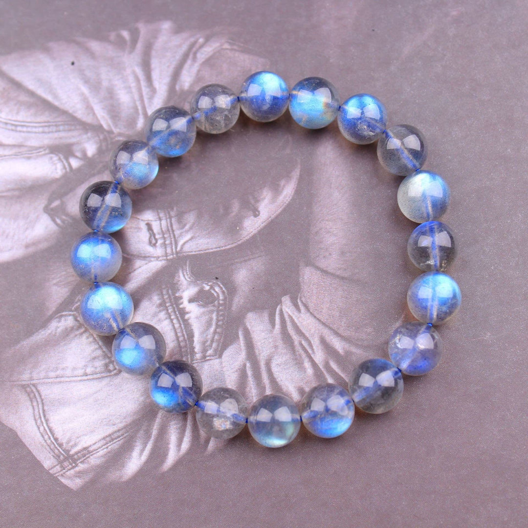 Olivenorma 4-7A Natural Labradorite Beads Bracelet - image 6
