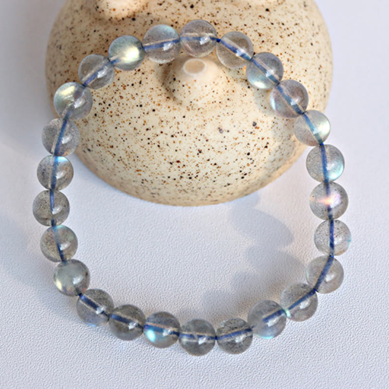 Olivenorma 4-7A Natural Labradorite Beads Bracelet - image 10
