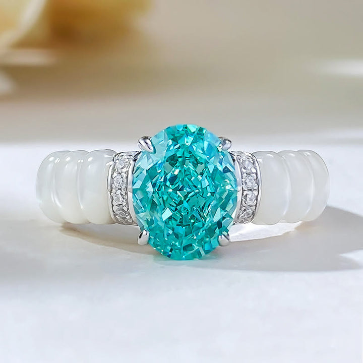 Olivenorma Oval Cut Aquamarine Ring - Aquamarine - image 0