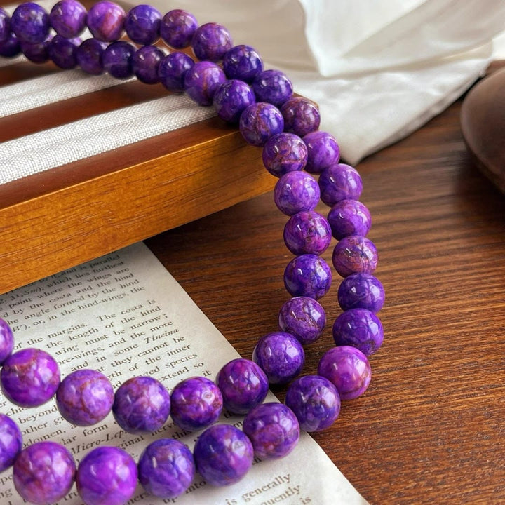 Olivenorma Natural Charoite Beads Necklace - image 6