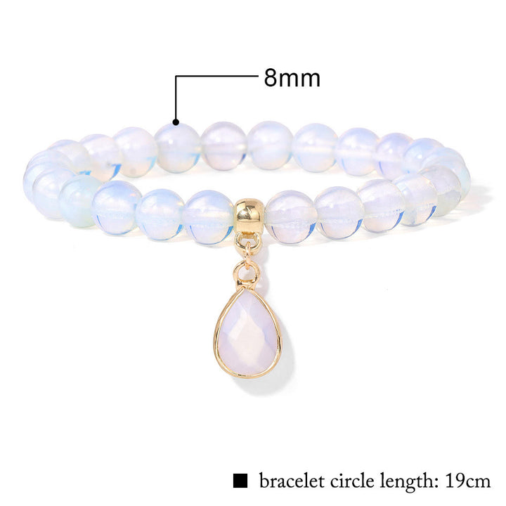 Olivenorma 8mm Natural Irregular Crystal Beads Bracelet - image 24