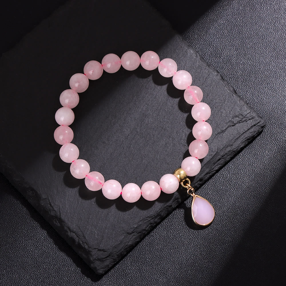 Olivenorma 8mm Natural Irregular Crystal Beads Bracelet - image 16