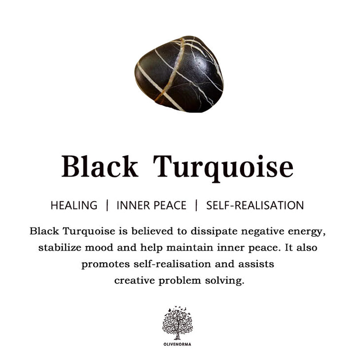 Olivenorma Natural Stone Beads Moon Star Pendant Bracelet Set - image 2