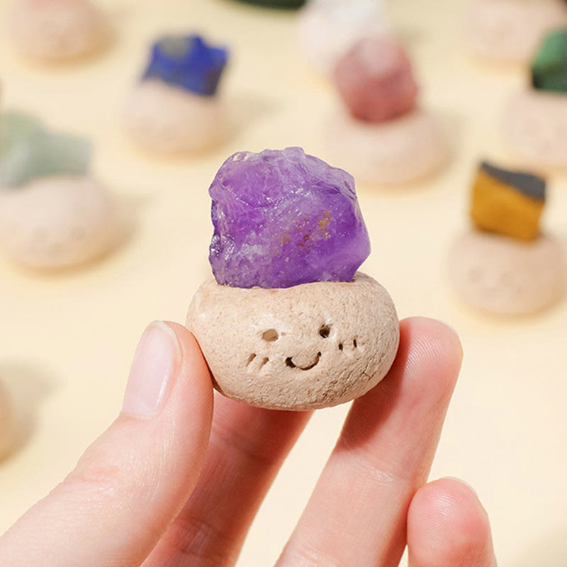 Olivenorma Natural Irregular Crystal Small Bean Decoration - image 3