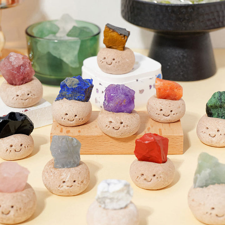 Olivenorma Natural Irregular Crystal Small Bean Decoration - image 1