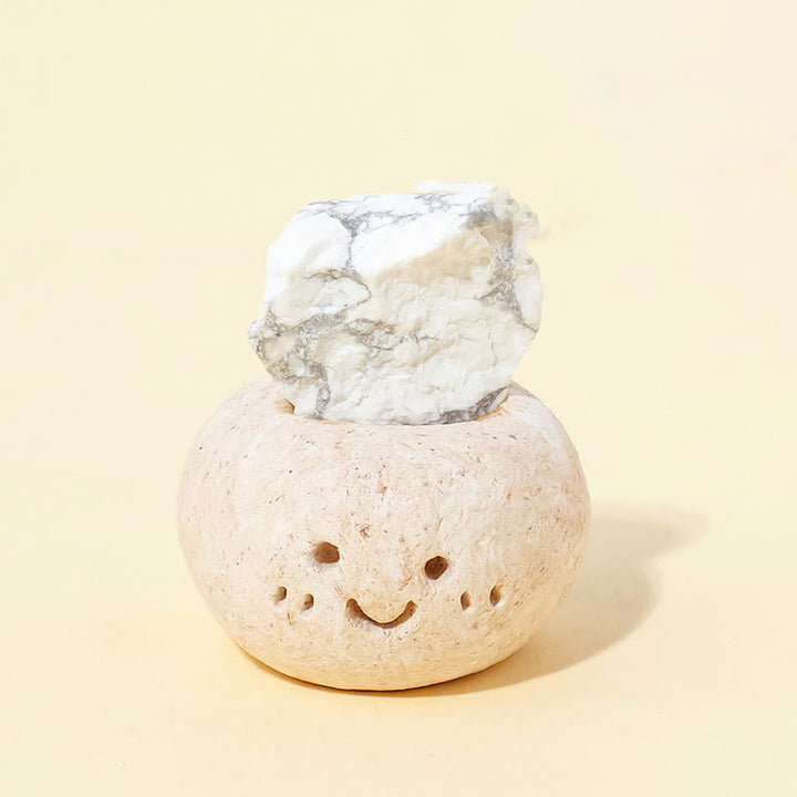 Olivenorma Natural Irregular Crystal Small Bean Decoration - White Turquoise - image 23