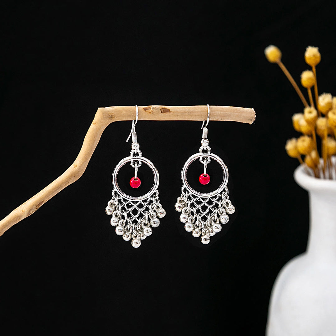 Olivenorma Retro Ethnic Style Bohemian Tassel Turquoise Earrings - Style 19 - image 19