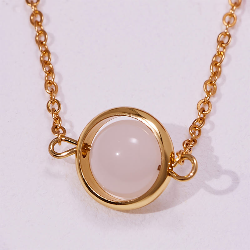 Olivenorma Green Phantom Quartz & Strawberry Quartz Beads Bracelet - image 6