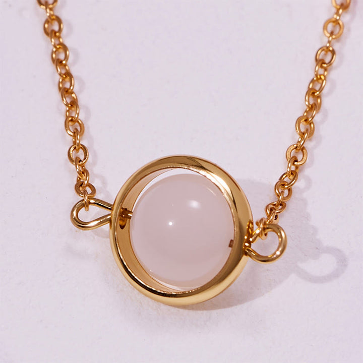 Olivenorma Green Phantom Quartz & Strawberry Quartz Beads Bracelet - image 6