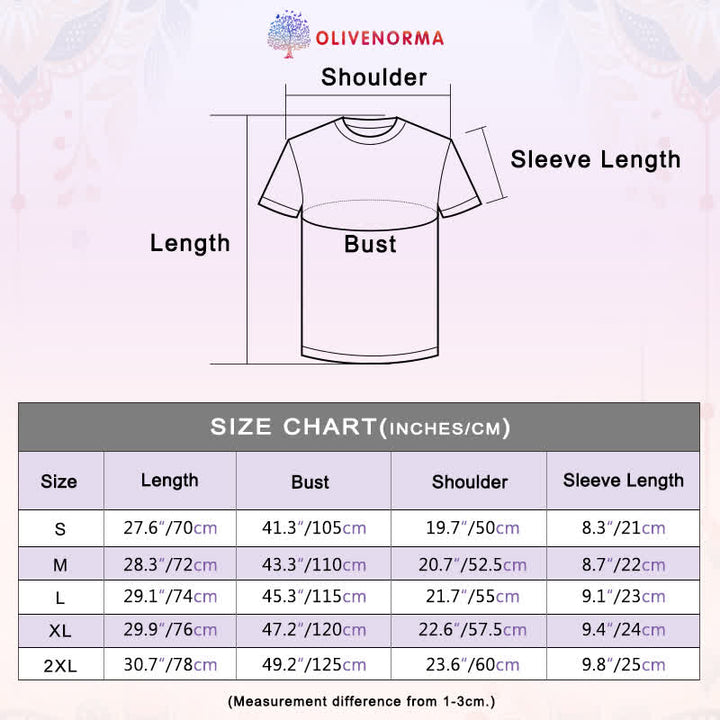 Olivenorma Tree of Life Inspirational Cotton T-Shirts - image 1