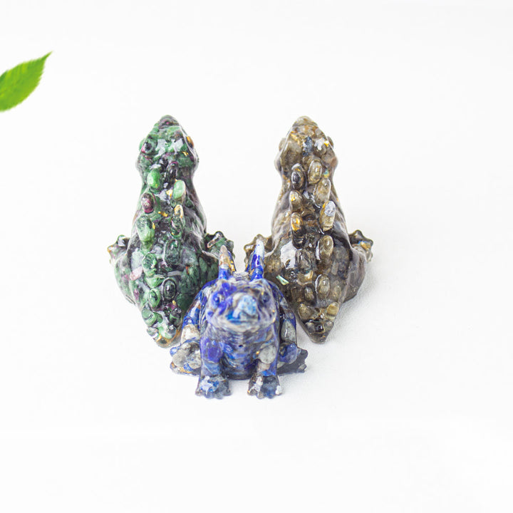 Olivenorma Crystal Epoxy Cute Little Dinosaur Gemstone Decoration - image 28