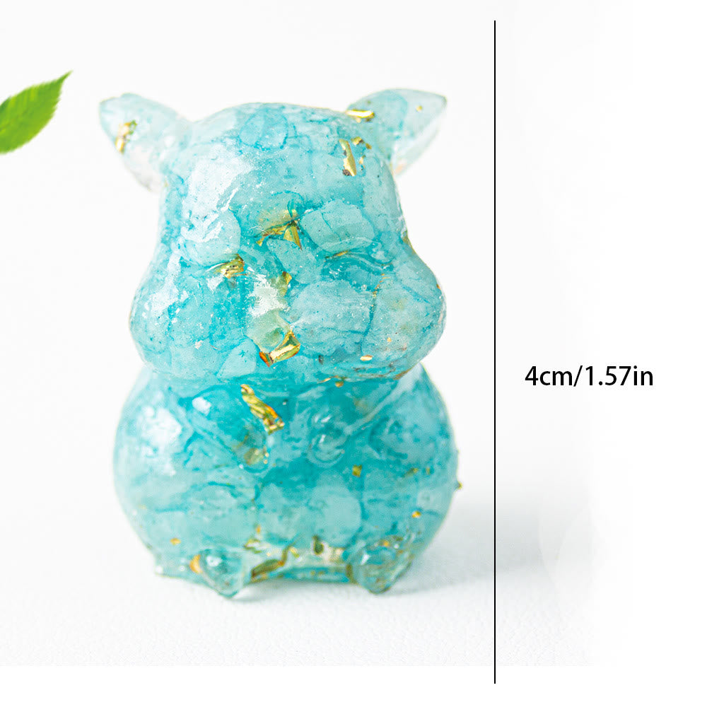 Olivenorma Crystal Epoxy Cute Hamster Gemstone Decoration - image 18