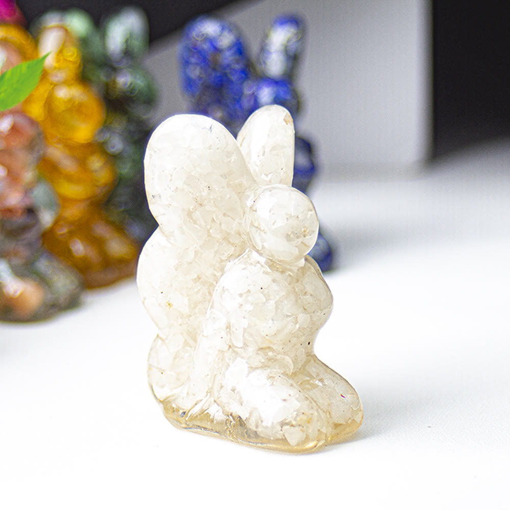 Olivenorma Crystal Epoxy Butterfly Fairy Gemstone Decoration - Clear Crystal - image 14