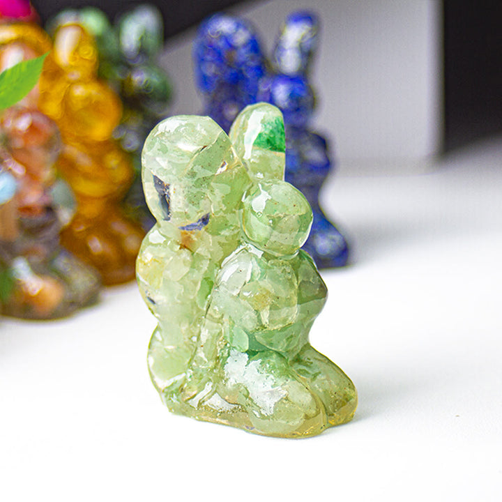 Olivenorma Crystal Epoxy Butterfly Fairy Gemstone Decoration - Green Aventurine - image 18