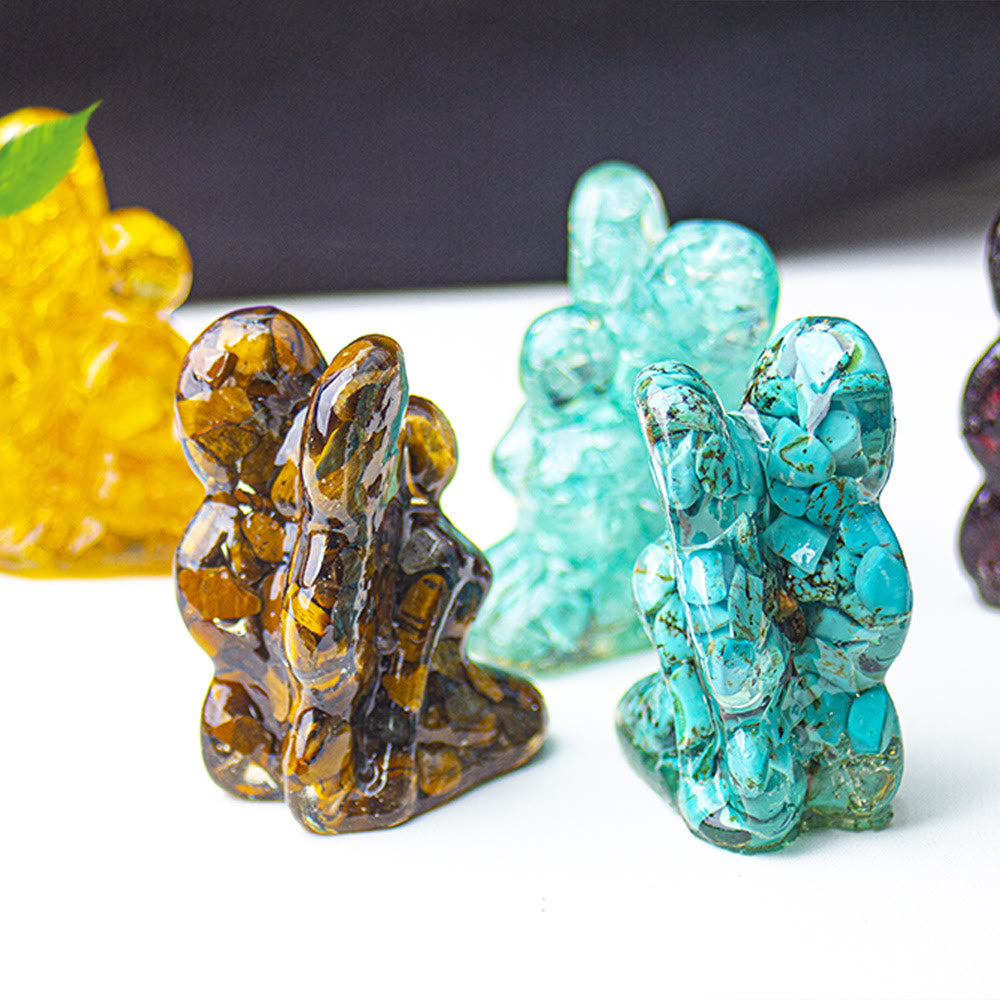 Olivenorma Crystal Epoxy Butterfly Fairy Gemstone Decoration - image 1