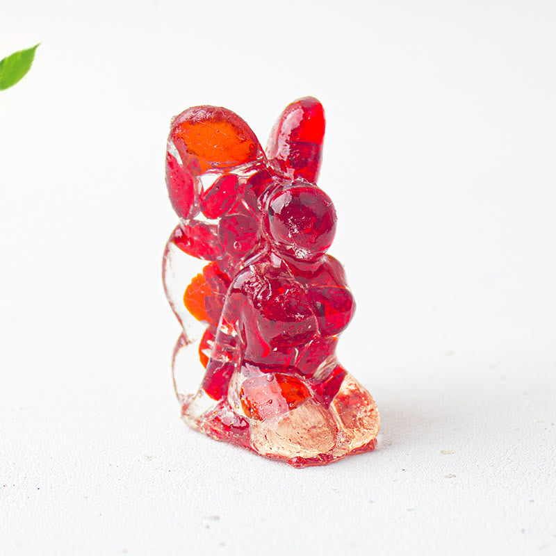 Olivenorma Crystal Epoxy Butterfly Fairy Gemstone Decoration - Red Glass - image 51